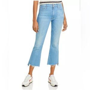 Mother The Insider Crop Step Ankle Flare Jeans in Hold My Hand